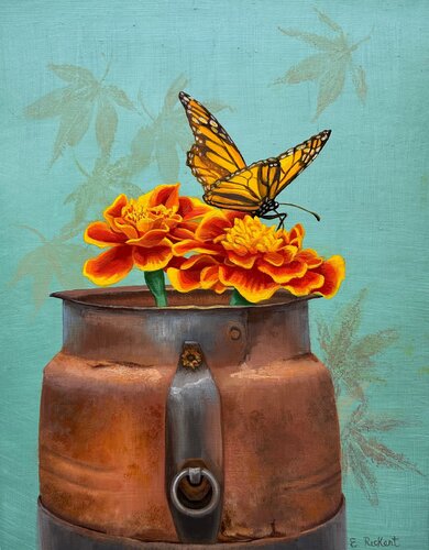 Investigating 2 di Elizabeth Rickert, Pittura in vendita su Singulart