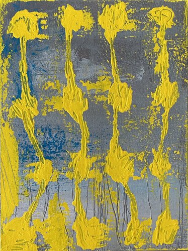 Yellow Flowers von Helena König, Werk auf Papier kaufen auf Singulart