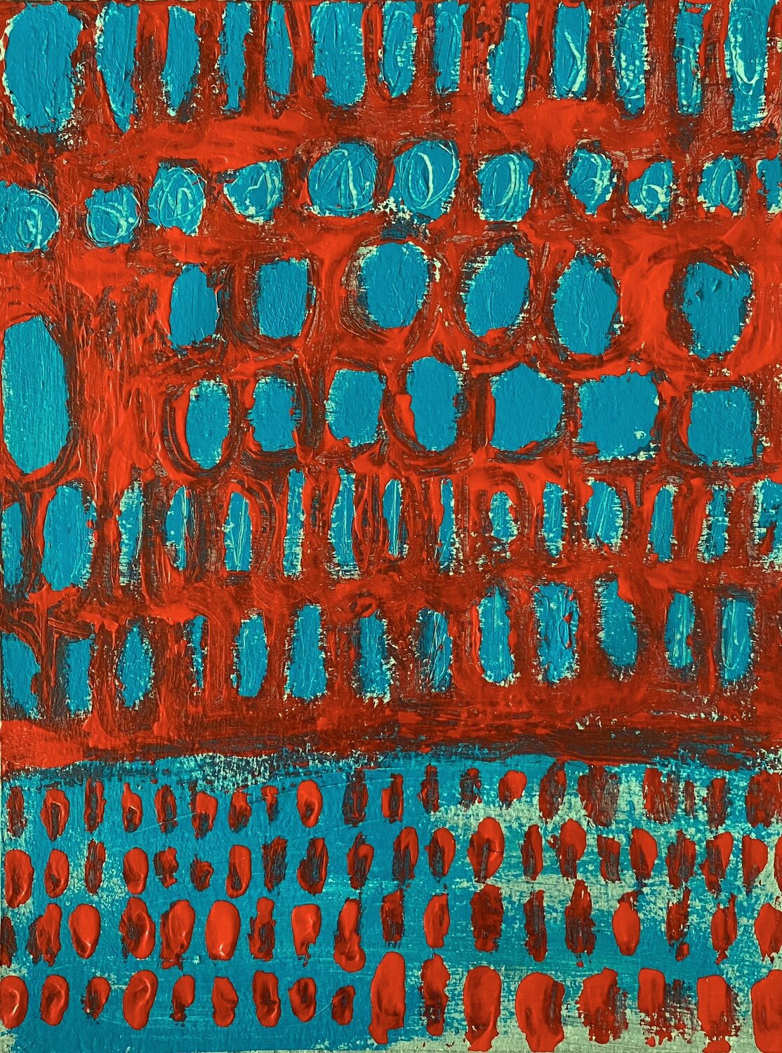 Turquoise Flowers I Helena König