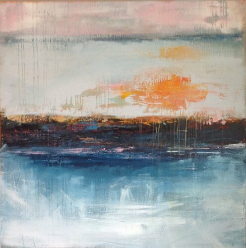 Sunny cloud di Hennie Van De Lande, Pittura in vendita su Singulart