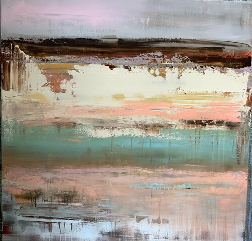 Colored world van Hennie Van De Lande, Schilderij te koop op Singulart