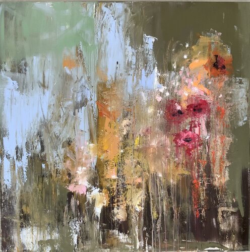 Letting go van Hennie Van De Lande, Schilderij te koop op Singulart