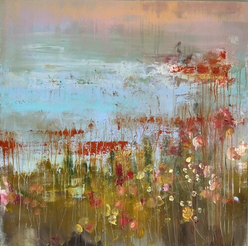 Poppies van Hennie Van De Lande, Schilderij te koop op Singulart
