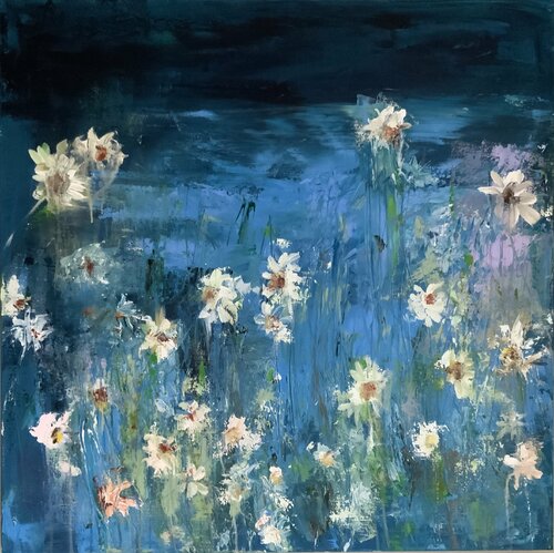 Wild Flowers 2 di Hennie Van De Lande, Pittura in vendita su Singulart