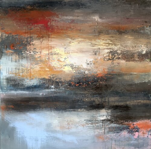 The sun breaks through van Hennie Van De Lande, Schilderij te koop op Singulart