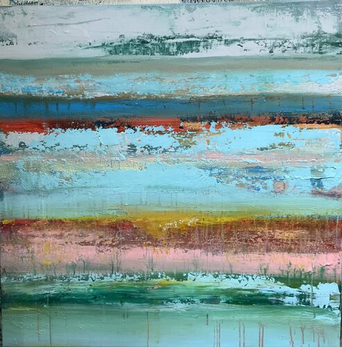 Coloured Nature di Hennie Van De Lande, Pittura in vendita su Singulart