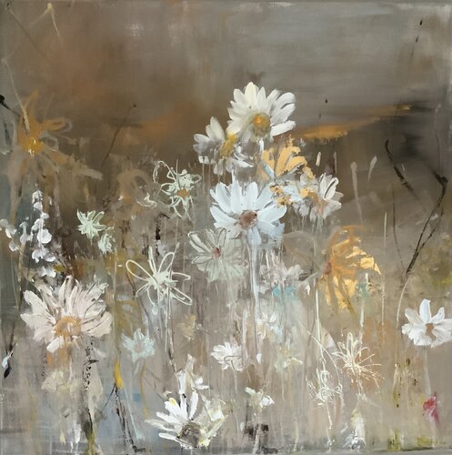 Golden moments (winner for the art currency) van Hennie Van De Lande, Schilderij te koop op Singulart