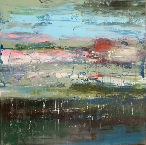 A little red di Hennie Van De Lande, Pittura in vendita su Singulart