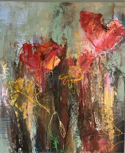 Letting go 2 di Hennie Van De Lande, Pittura in vendita su Singulart