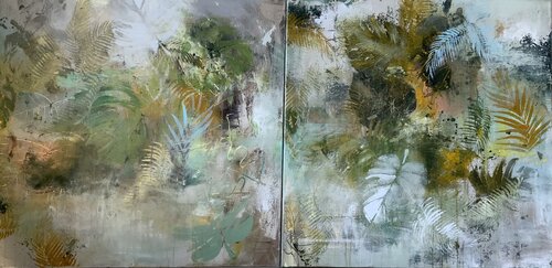 The jungle feeling van Hennie Van De Lande, Schilderij te koop op Singulart