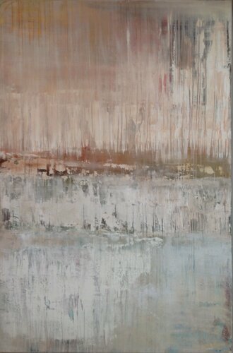 White Sand van Hennie Van De Lande, Schilderij te koop op Singulart