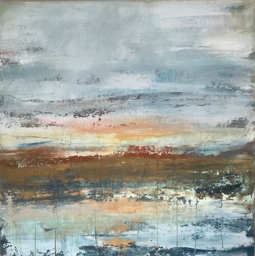 The colours of the world van Hennie Van De Lande, Schilderij te koop op Singulart