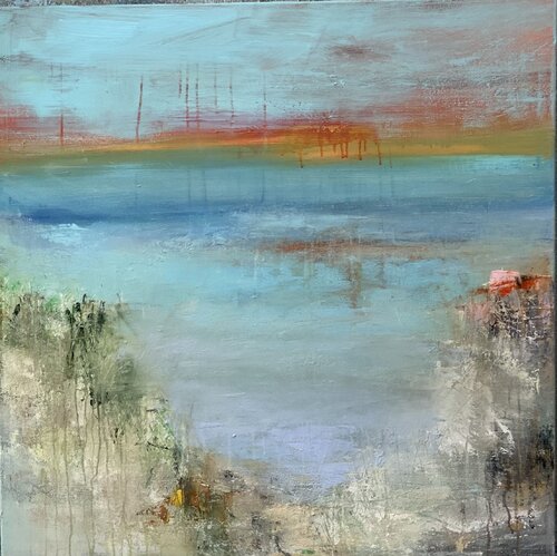 Meditation morning van Hennie Van De Lande, Schilderij te koop op Singulart