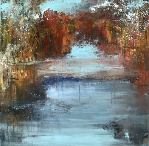 The power of nature van Hennie Van De Lande, Schilderij te koop op Singulart