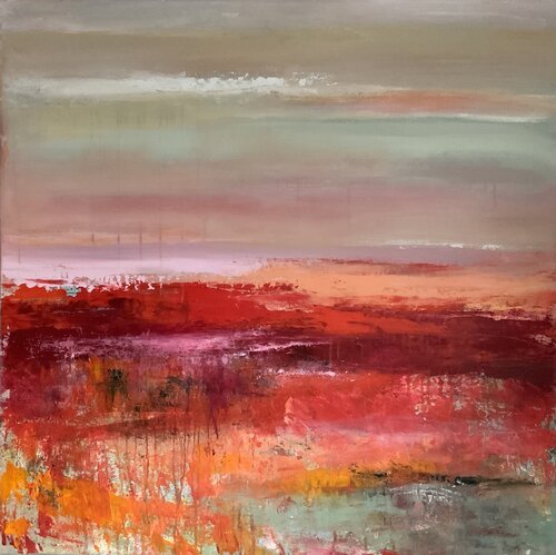 Powerful field by Hennie Van De Lande, 회화 for Sale on Singulart