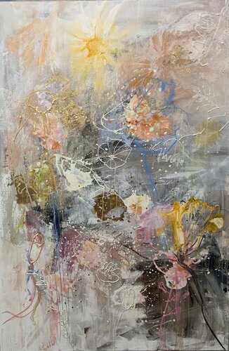 Spring van Hennie Van De Lande, Schilderij te koop op Singulart