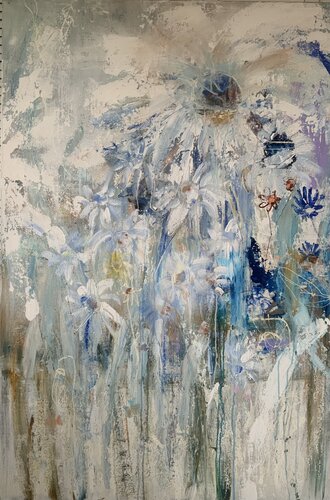 White spring van Hennie Van De Lande, Schilderij te koop op Singulart