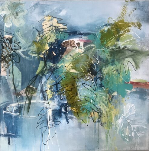 Pot with fingernails by Hennie Van De Lande, Painting for Sale on Singulart