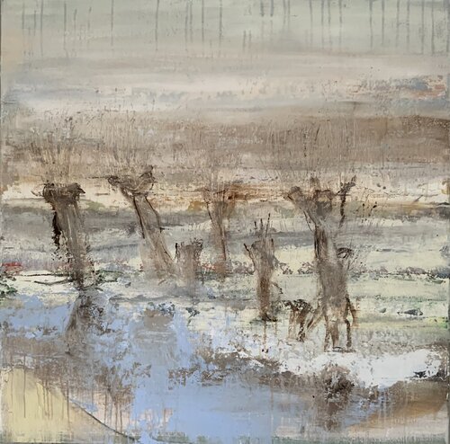 Strong trees von Hennie Van De Lande, Malerei kaufen auf Singulart