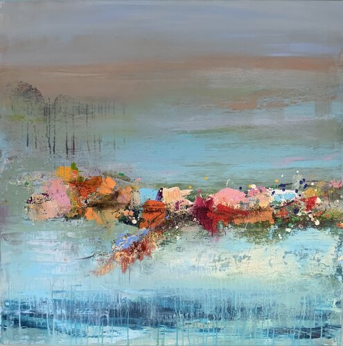 Spectacle di Hennie Van De Lande, Pittura in vendita su Singulart