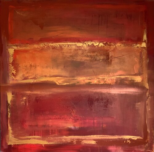 The power of red di Hennie Van De Lande, Pittura in vendita su Singulart