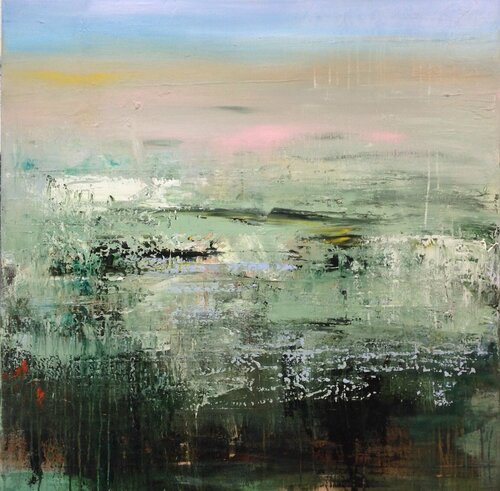 Beautiful Green von Hennie Van De Lande, Malerei kaufen auf Singulart