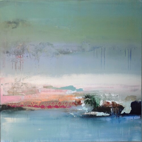 Japanese Place di Hennie Van De Lande, Pittura in vendita su Singulart