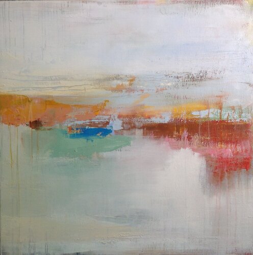 Colours of the world van Hennie Van De Lande, Schilderij te koop op Singulart