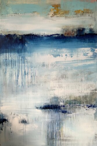 Blue sky van Hennie Van De Lande, Schilderij te koop op Singulart