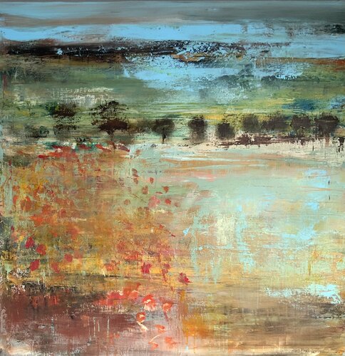 Trees van Hennie Van De Lande, Schilderij te koop op Singulart