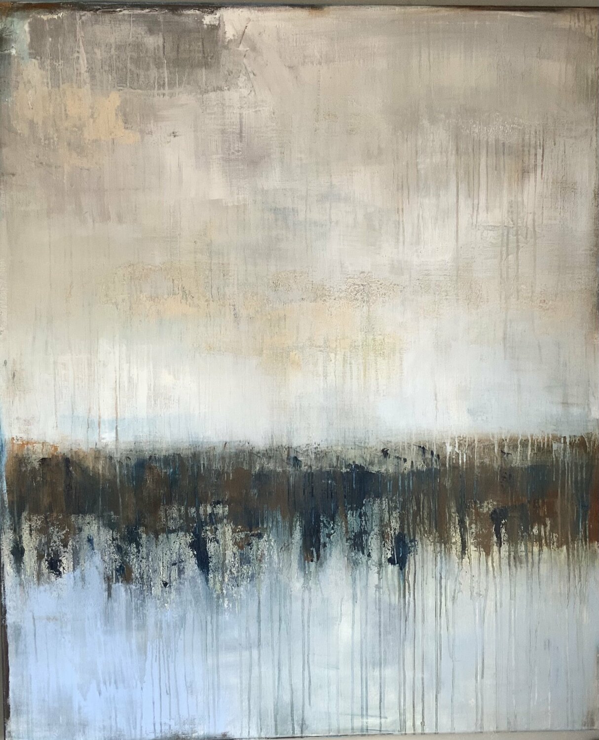 Blue-white-brown Hennie Van De Lande