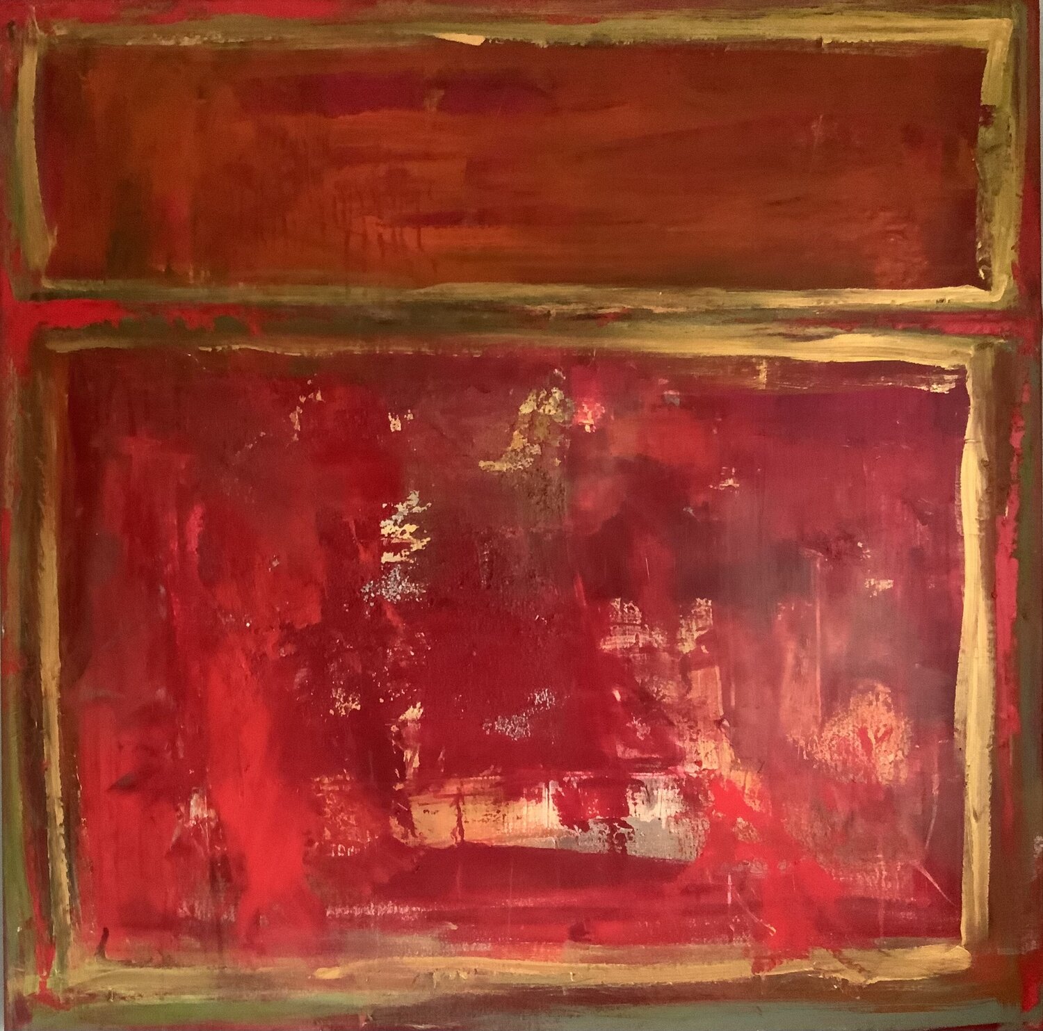 Red and gold Hennie Van De Lande