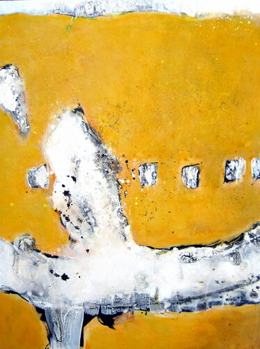 Happy Yellow de Gunda Jastorff, Pintura a la venta en Singulart