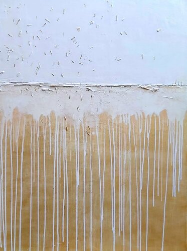 White & Gold Style van Gunda Jastorff, Schilderij te koop op Singulart