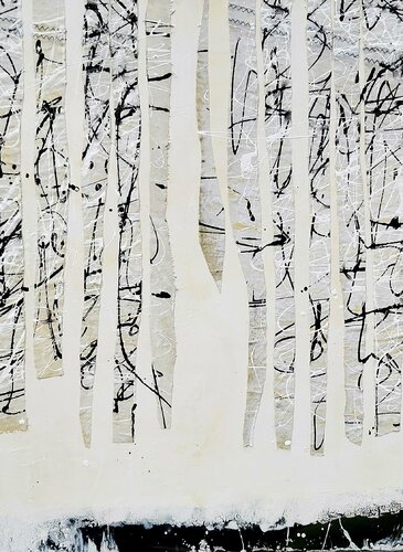 Vom Winde Verweht - Stripes II van Gunda Jastorff, Schilderij te koop op Singulart