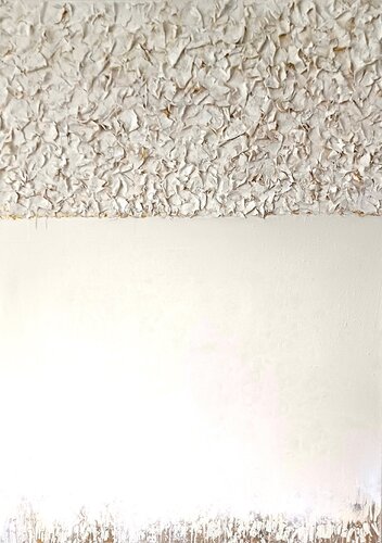 White And Gold di Gunda Jastorff, Pittura in vendita su Singulart