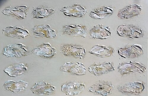 Grey Oyster IX de Gunda Jastorff, Pintura a la venta en Singulart