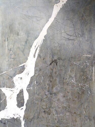 Fascination in Grey de Gunda Jastorff, Pintura a la venta en Singulart