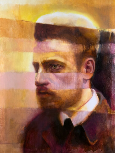 I am Learning to See - Rainer Maria Rilke de Lance Hewison, Pintura a la venta en Singulart