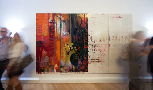 Fritz Hansen Showroom: Gauguin and the Voyage to the Exotic di Peter Vahlefeld, Pittura in vendita su Singulart