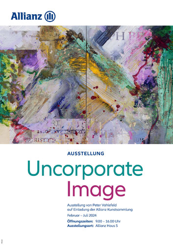 Poster — Uncorporate Image at the Invitation of the Allianz Art Collection, Munich, 2024 van Peter Vahlefeld, Schilderij te koop op Singulart