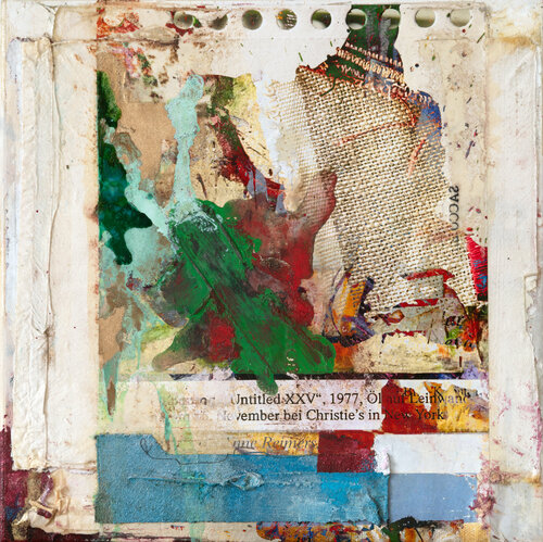 Overpainted Readymade (De Kooning Ad) by Peter Vahlefeld, 회화 for Sale on Singulart