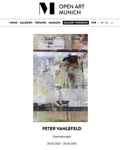 Vernissage Announcement by Peter Vahlefeld, 회화 for Sale on Singulart