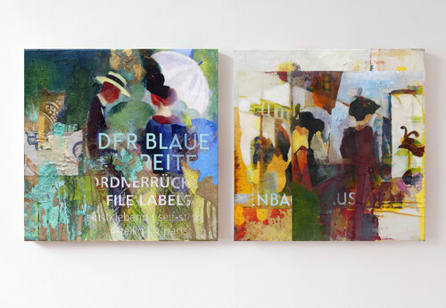 Readymade Museum Shop Lenbachhaus Munich #6 & #4 van Peter Vahlefeld, Schilderij te koop op Singulart