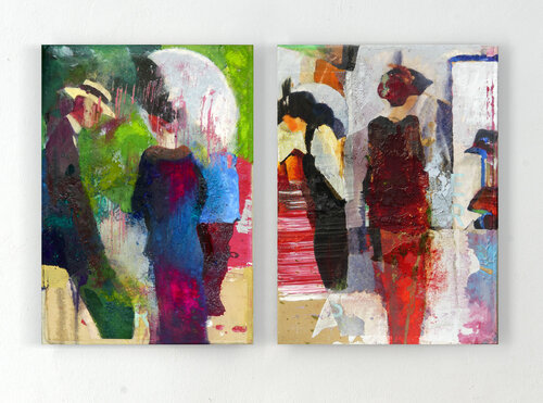 Readymade Museum Shop Lenbachhaus Munich #9 & #11 van Peter Vahlefeld, Schilderij te koop op Singulart