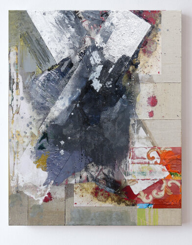 Untitled Readymade (Overpainted Fashion Ad #2) by Peter Vahlefeld, Painting for Sale on Singulart