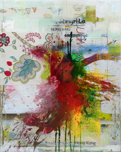 Travelogue Hong Kong van Peter Vahlefeld, Schilderij te koop op Singulart