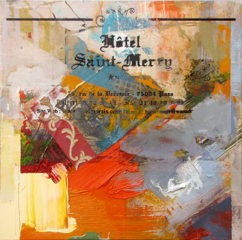 Saint Merry—The Marais Paris van Peter Vahlefeld, Schilderij te koop op Singulart