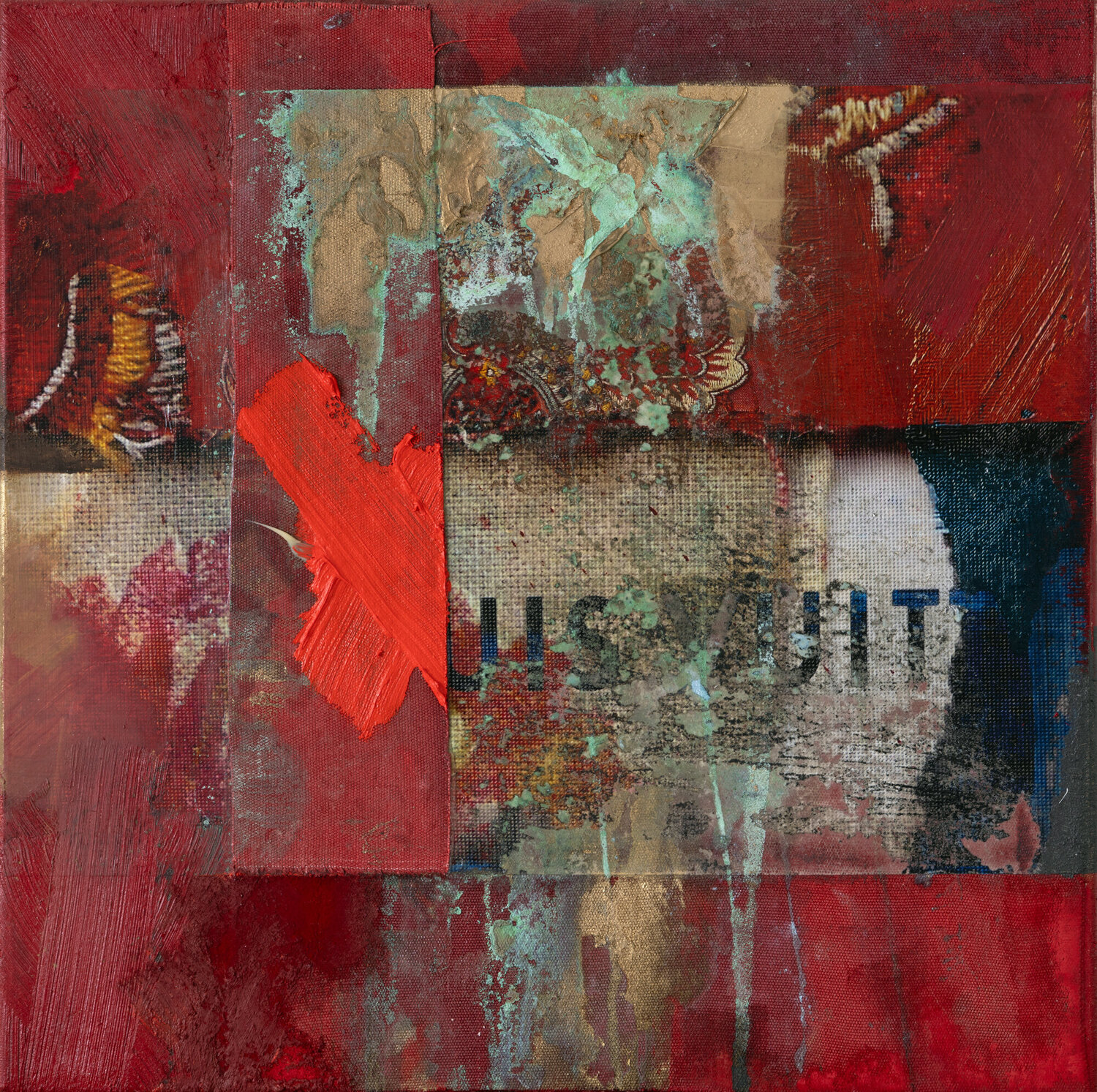 Overpainted Readymade (Vuitton Ad) Peter Vahlefeld