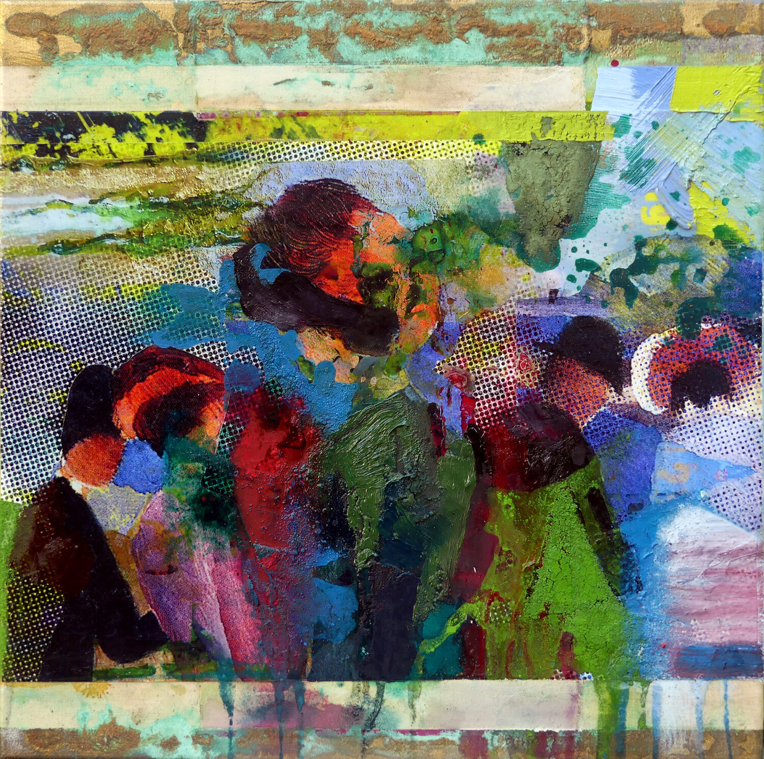 Der Goldene Reiter #3 (nach August Macke) Peter Vahlefeld